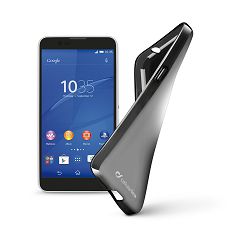  Črn gumijast ovitek, Xperia E4