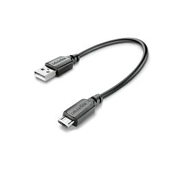 CellularLine USB kabel, MicroUSB, 15cm