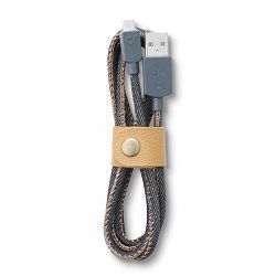 CellularLine USB kabel, MicroUSB, jeans