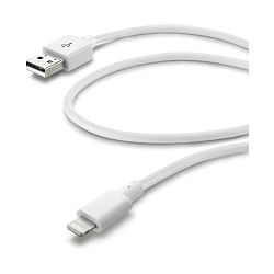 CellularLine USB kabel, Lightning konektor, 1.2m, bel
