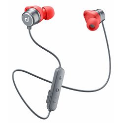 CellularLine BT slušalke za tek RUN, sive/rdeče