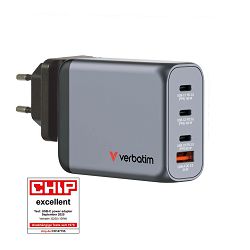 32202 VERBATIM Hitri hišni polnilec GNC-100 GAN 100W 4PORT