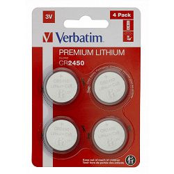 49535 BATERIJE CR2450 LITIJ 3V 4 PACK