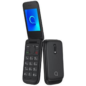 Alcatel 2057D klasični mobilni telefon, preklopni, črn
