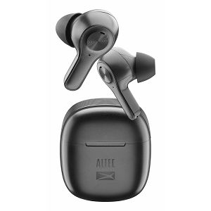 Altec Lansing Bluetooth ušesne slušalke TWS z brezžičnim polnilcem VIRTUE - črne