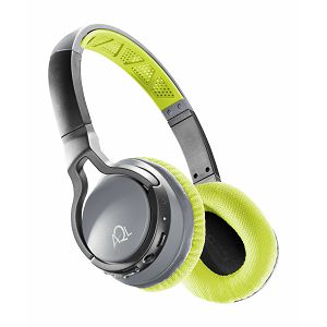 AQL Bluetooth naglavne športne slušalke CHALLENGE, limeta