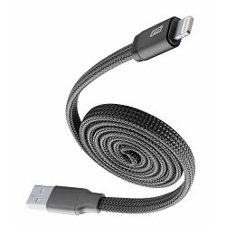 CellularLine USB kabel navijalniI Lightning, črna
