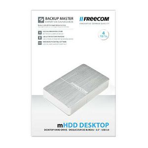 FREECOM FREECOM MHDD 4TB DESKTOP  DRIVE USB 3.0 SILVER zunanji disk