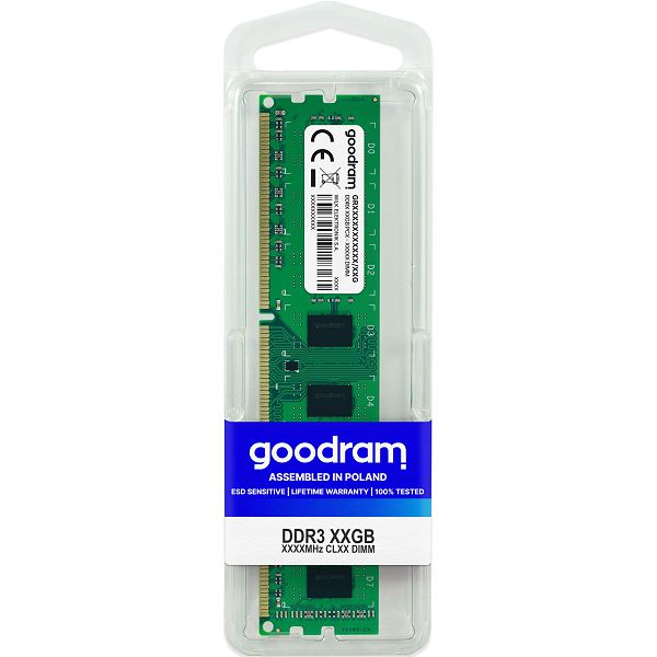 GOODRAM DDR3 DIMM 4GB 1600MHz 1,35V ram za namizni računalnik