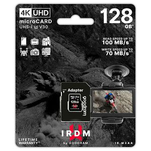 GOODRAM microSD 128GB 100MB/s IRDM M3A spominska kartica