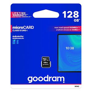 GOODRAM microSD 128GB 100MB/s M1A spominska kartica