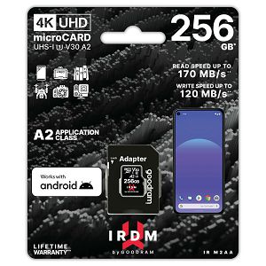 GOODRAM microSD 256GB 170MB/s IRDM M2A spominska kartica