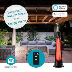NEDIS HTPA21BKW – pametni terasni grelnik Wi-Fi 1200 W