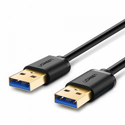UGREEN US128 USB-A 3.0 kabel USB-USB 0,5m črn