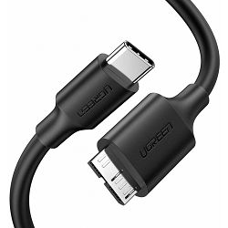 UGREEN US312 USB-C -MICRO B Kabel 1m, črn