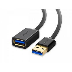 UGREEN USB 3.0 podaljšek 1.5m, črn