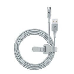 CellularLine USB kabel, MicroUSB, 1,2m, srebrn