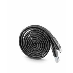 CellularLine USB kabel navijalni TYPE-C črn