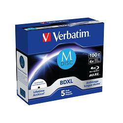 VERBATIM M-DISC Lifetime BDXL 100GB, pakiranje 5 kosov 