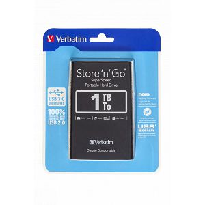 VERBATIM Store'n'Go 1TB USB 3.0 2,5'' črn zunanji disk